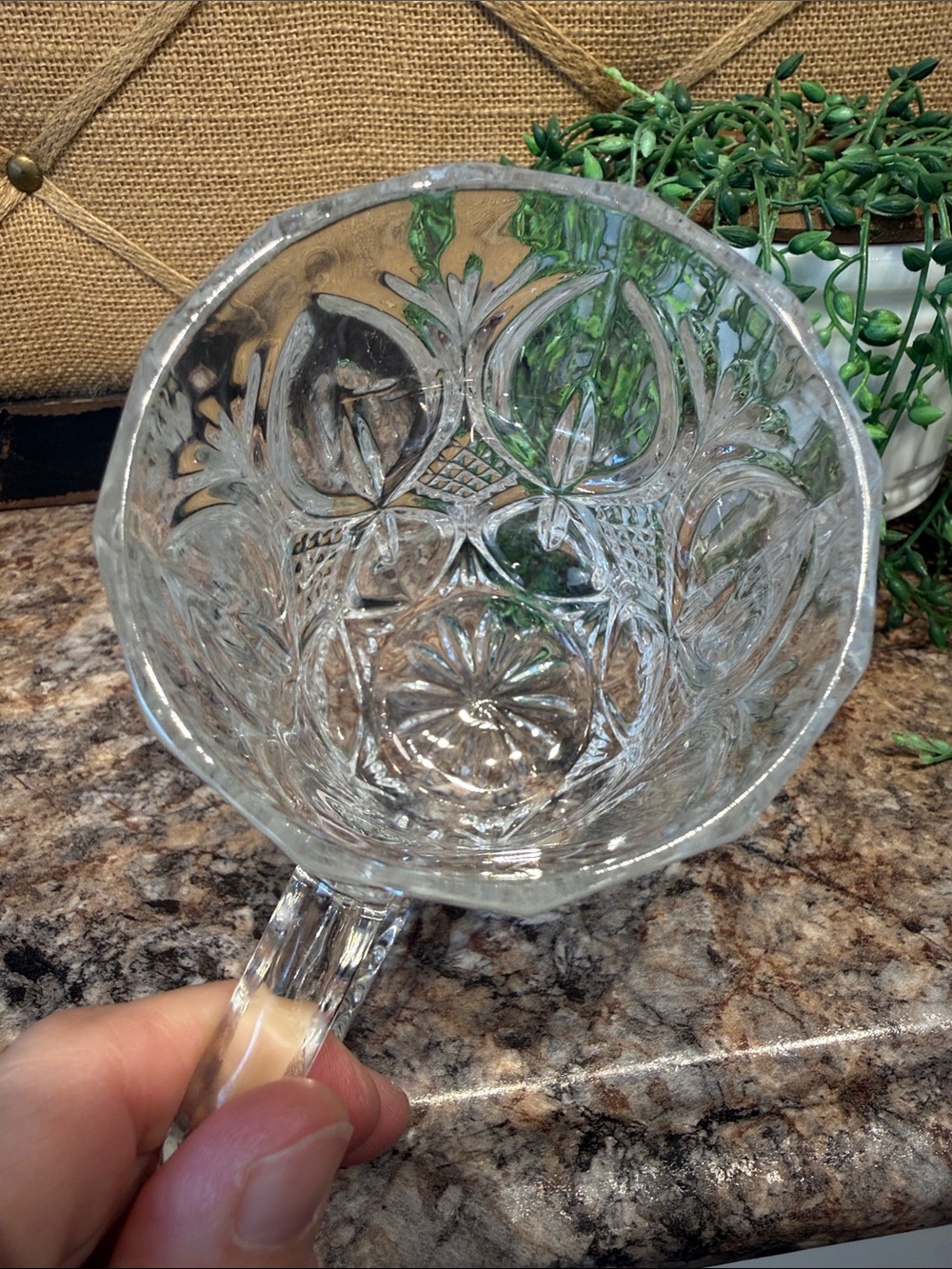 Crystal Mug with Textured Pattern - Picture 2 of 9